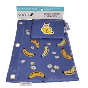 Yoobi Binder Zip Case & Coin Purse Pencil Case